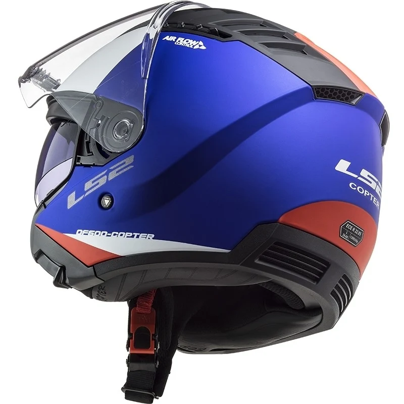 LS2 OF600 COPTER URBANE MATT BLUE RED