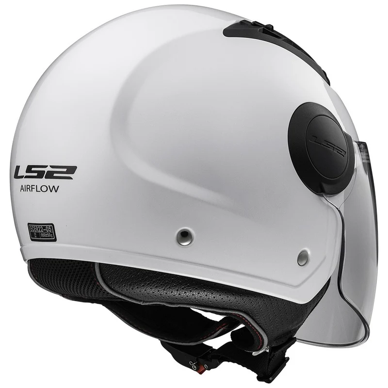 LS2 OF562 AIRFLOW GLOSS WHITE LONG