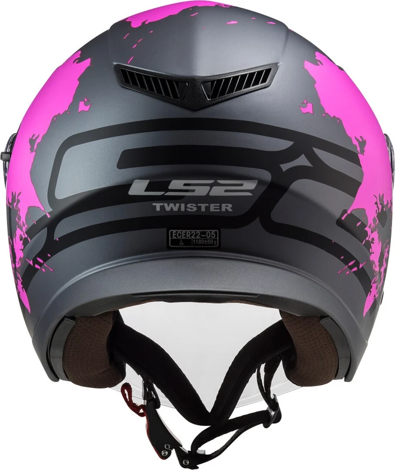 LS2 OF573 TWISTER II XOVER TITANIUM PURPLE