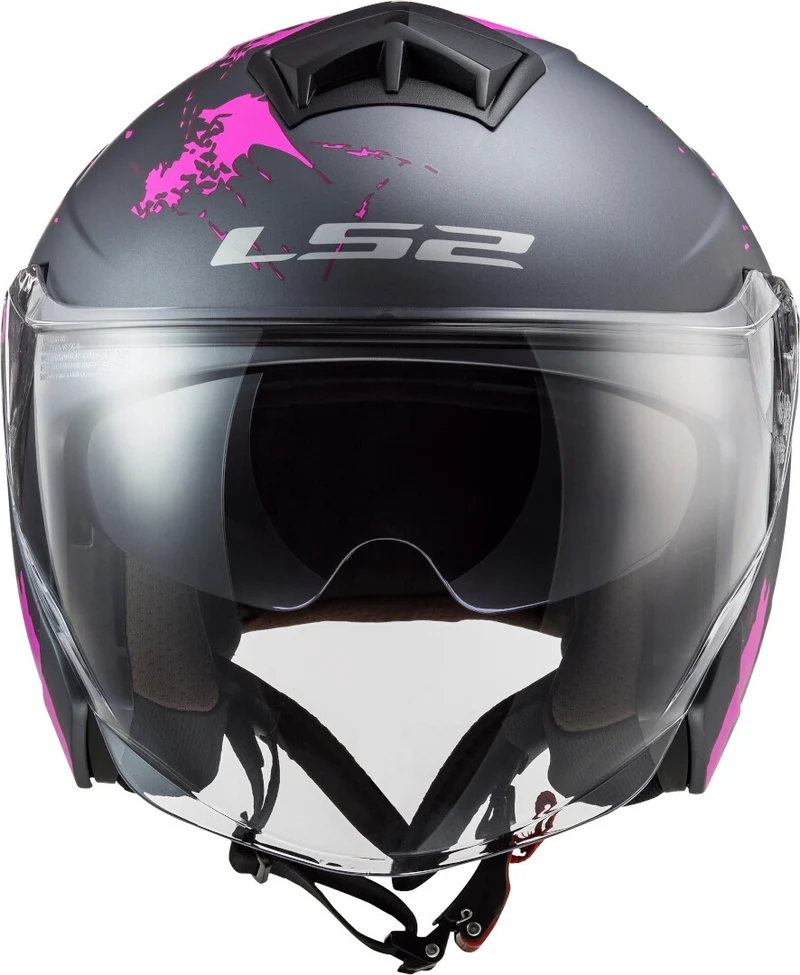 LS2 OF573 TWISTER II XOVER TITANIUM PURPLE