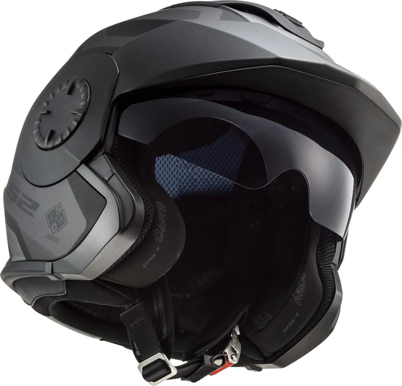 LS2 OF570 VERSO MARKER MATT BLACK TITANIUM