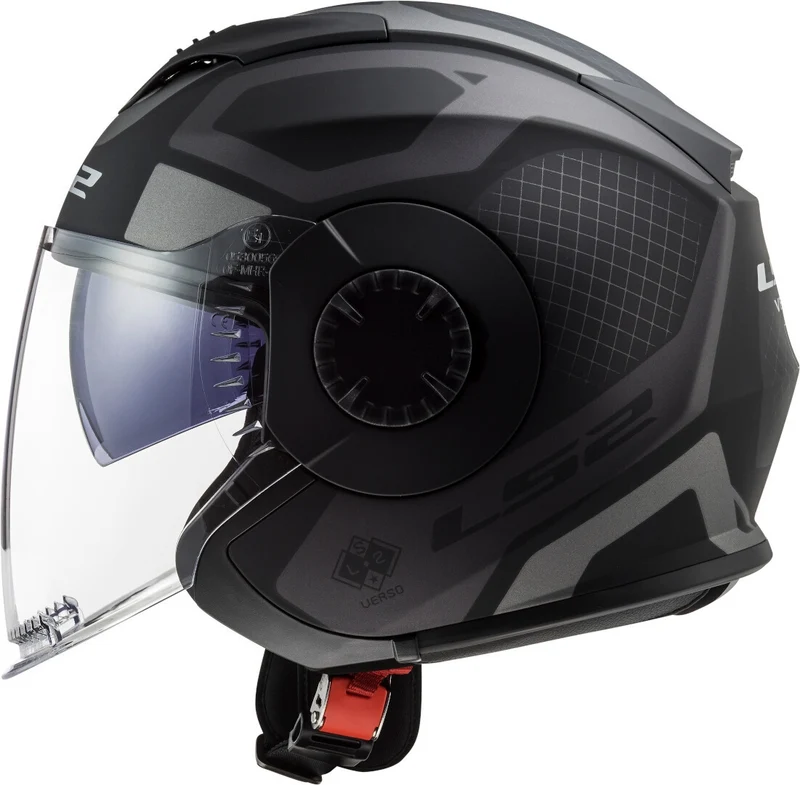 LS2 OF570 VERSO MARKER MATT BLACK TITANIUM
