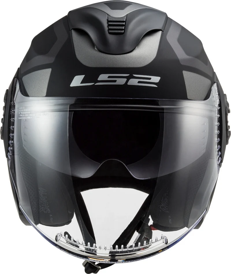 LS2 OF570 VERSO MARKER MATT BLACK TITANIUM