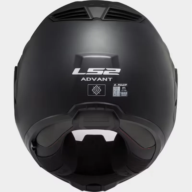LS2 FF906 ADVANT MODULAR FLIP UP NEGRO