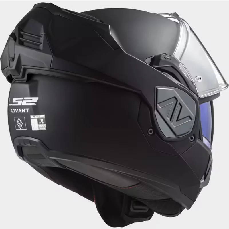 LS2 FF906 ADVANT MODULAR FLIP UP NEGRO