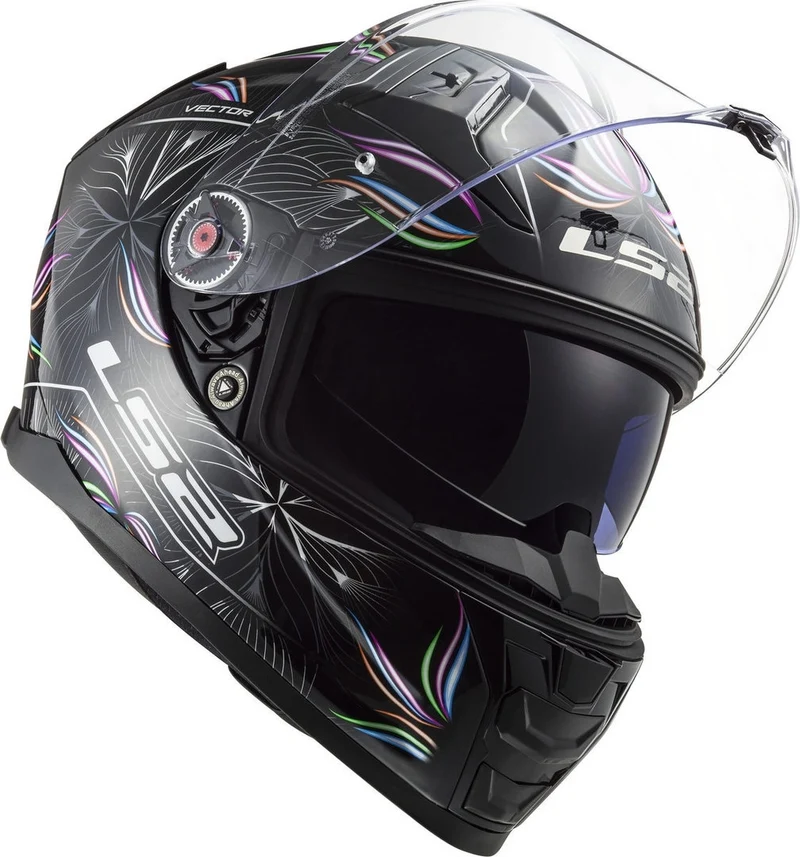 LS2 FF811 VECTOR II TROPICAL BLACK WHITE