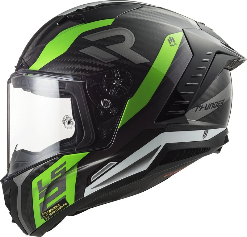 LS2 FF805 THUNDER C SUPRA FLUO GREEN WHITE