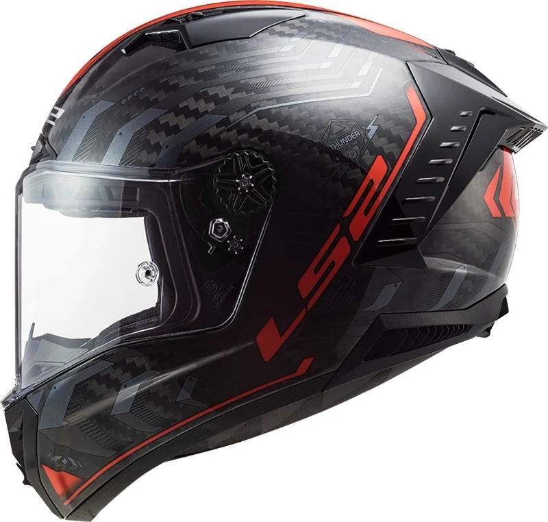 LS2 FF805 THUNDER C SPUTNIK GLOSS METAL RED