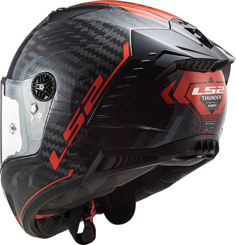 LS2 FF805 THUNDER C SPUTNIK GLOSS METAL RED