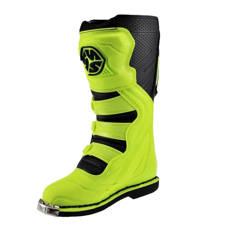 SCOYCO Motocross Sport Enduro Boot Negro/Amarillo