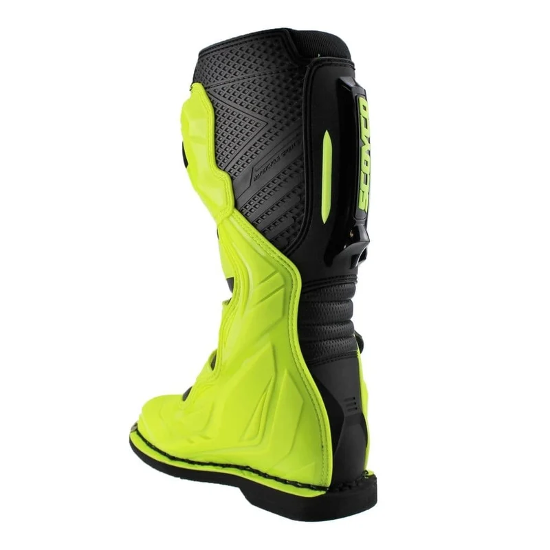 SCOYCO Motocross Sport Enduro Boot Negro/Amarillo