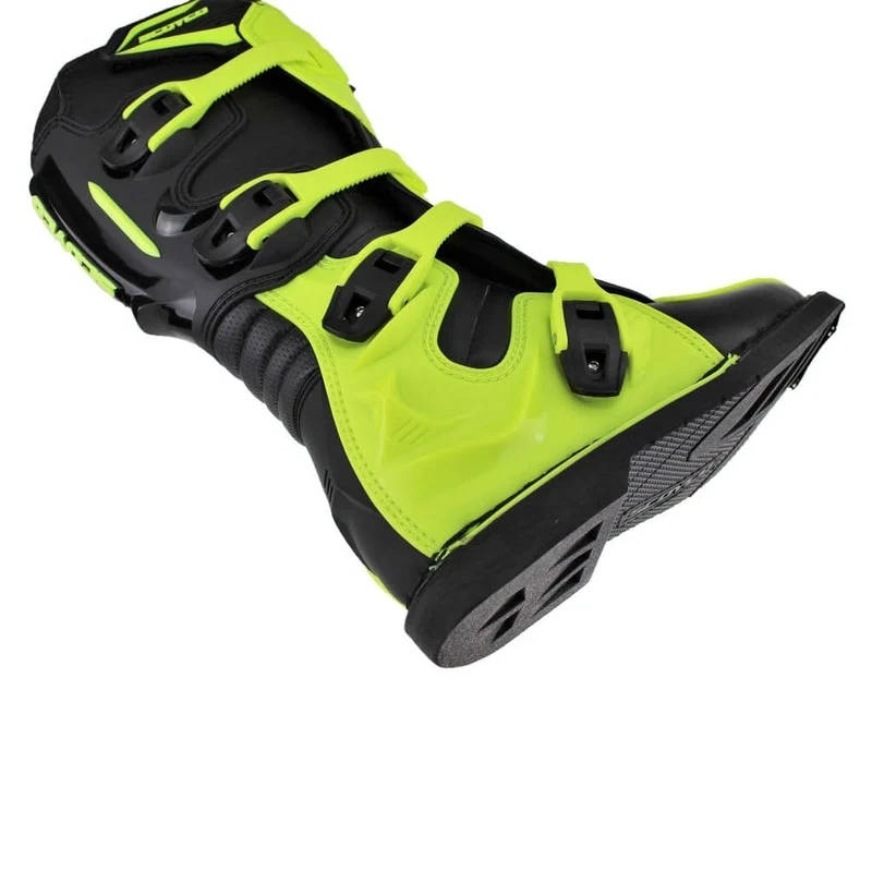 SCOYCO Motocross Sport Enduro Boot Negro/Amarillo