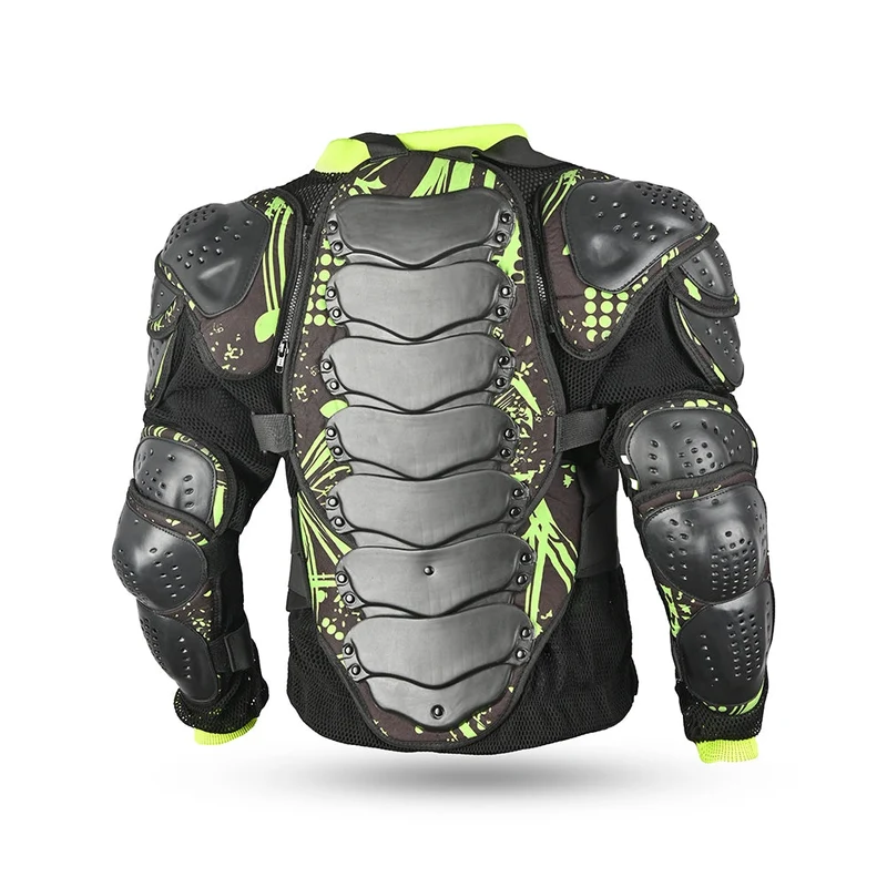 BELA PROTECTOR TEXTIL MOTOCROSS CHAQUETA CON TIRANTES NEGRO AMARILLO FLUO