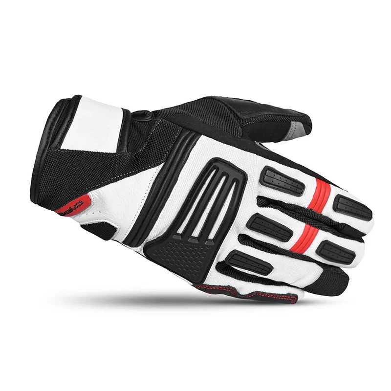 BELA ARIZON LADY GUANTES DE MOTO TEXTIL NEGRO ROJO