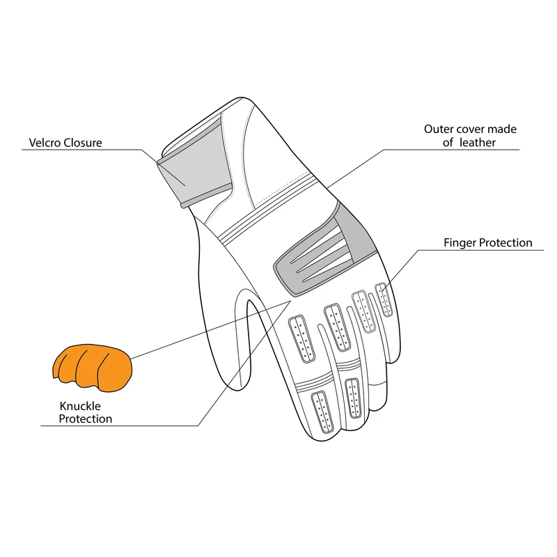 BELA ARIZON LADY GUANTES DE MOTO TEXTIL NEGRO ROJO