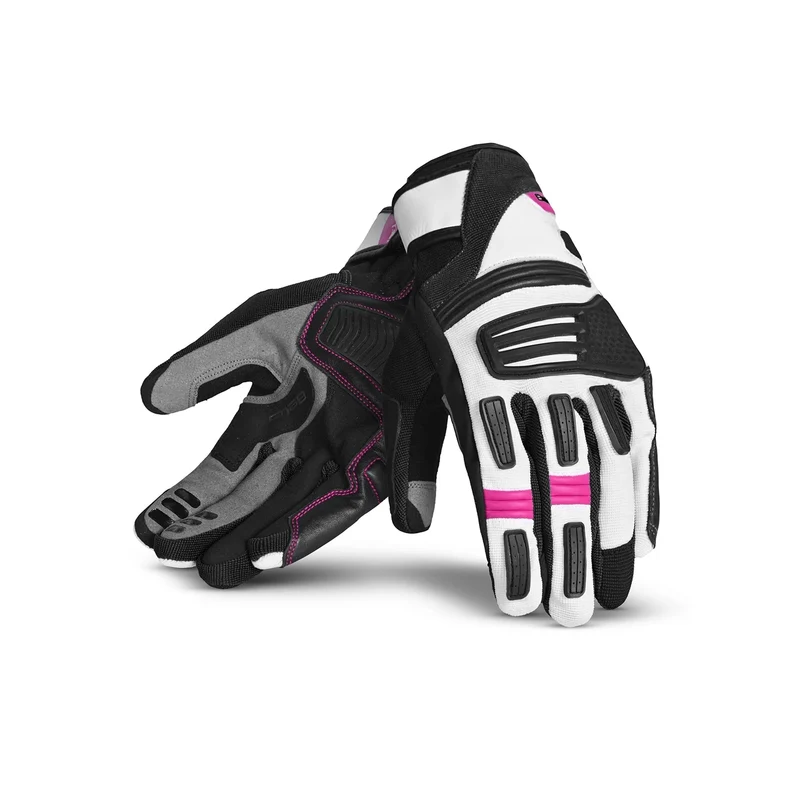 BELA ARIZON LADY GUANTES DE MOTO TEXTIL NEGRO ROSA