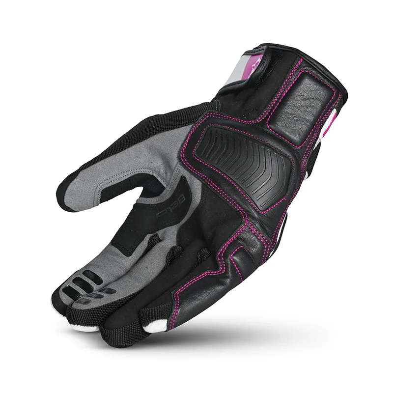 BELA ARIZON LADY GUANTES DE MOTO TEXTIL NEGRO ROSA