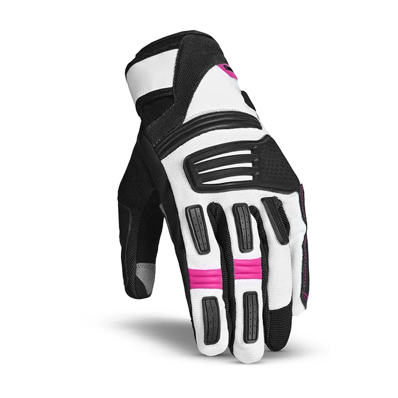 BELA ARIZON LADY GUANTES DE MOTO TEXTIL NEGRO ROSA