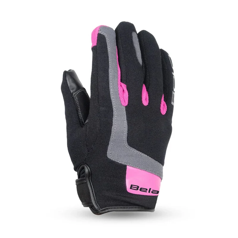 BELA GALAXY WINTER WP GUANTES DE MOTO TEXTIL MUJER NEGRO ROSA
