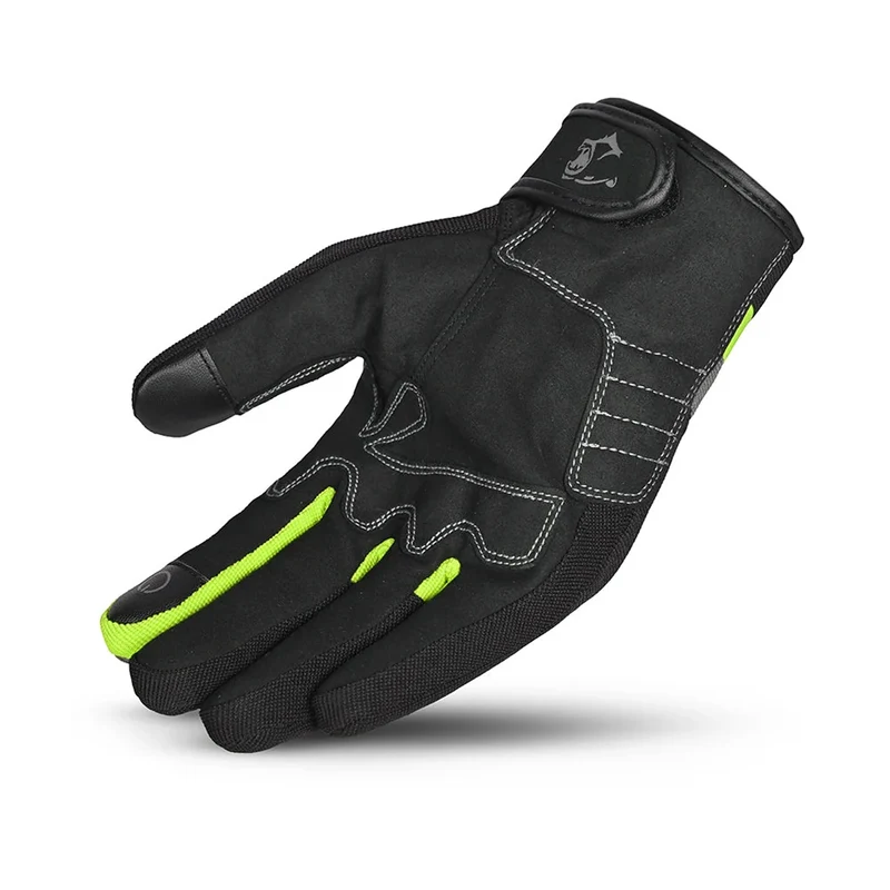 BELA GALAXY WINTER WP GUANTES DE MOTO TEXTIL MUJER NEGRO AMARILLO FLUO