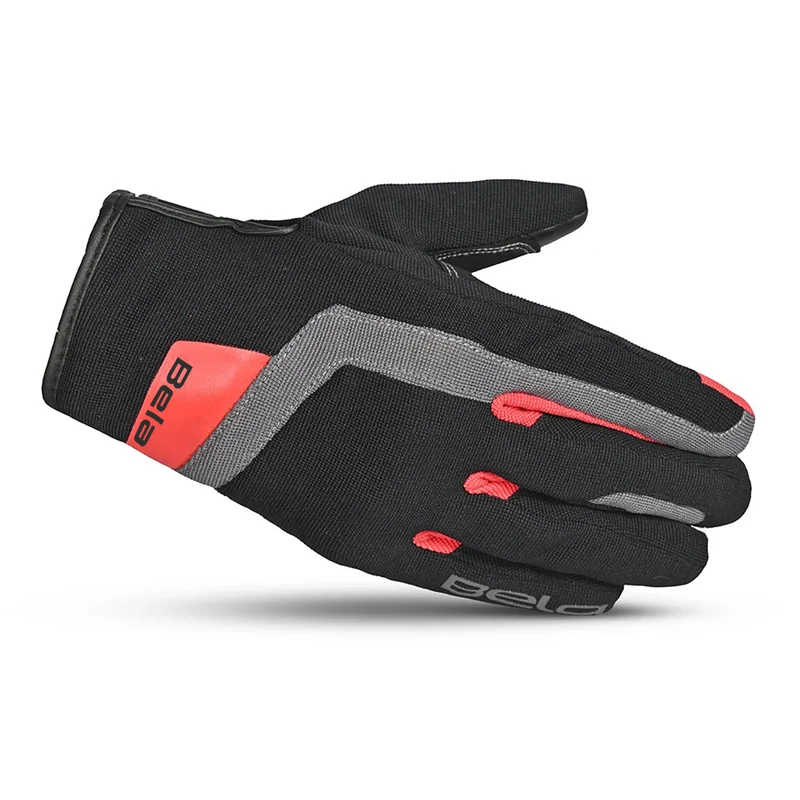 BELA GALAXY WINTER WP GUANTES DE MOTO TEXTIL NEGRO ROJO