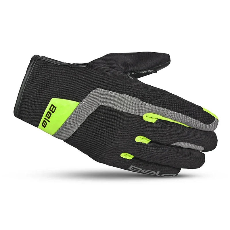 BELA GALAXY WINTER WP GUANTES DE MOTO TEXTIL NEGRO AMARILLO FLUO