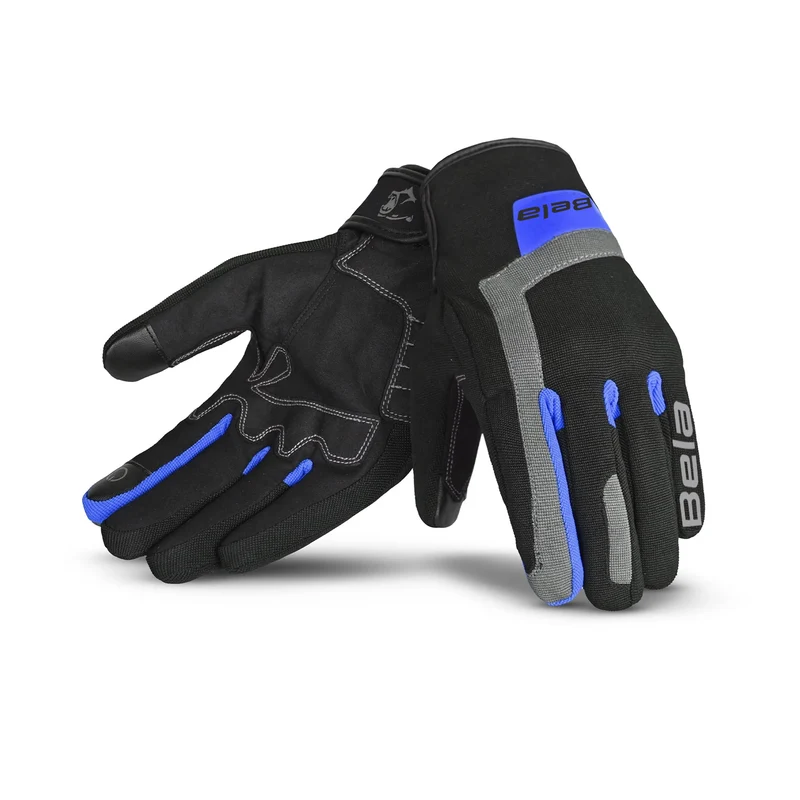 BELA GALAXY WINTER WP GUANTES DE MOTO TEXTIL NEGRO AZUL