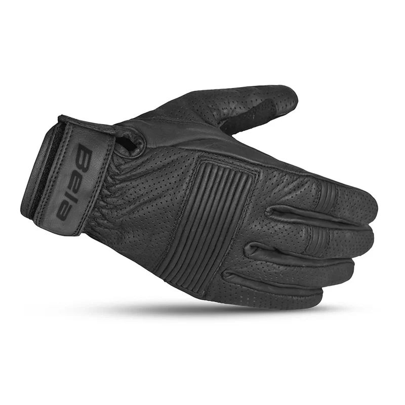 BELA STREETER GUANTES DE MOTO PIEL NEGRO