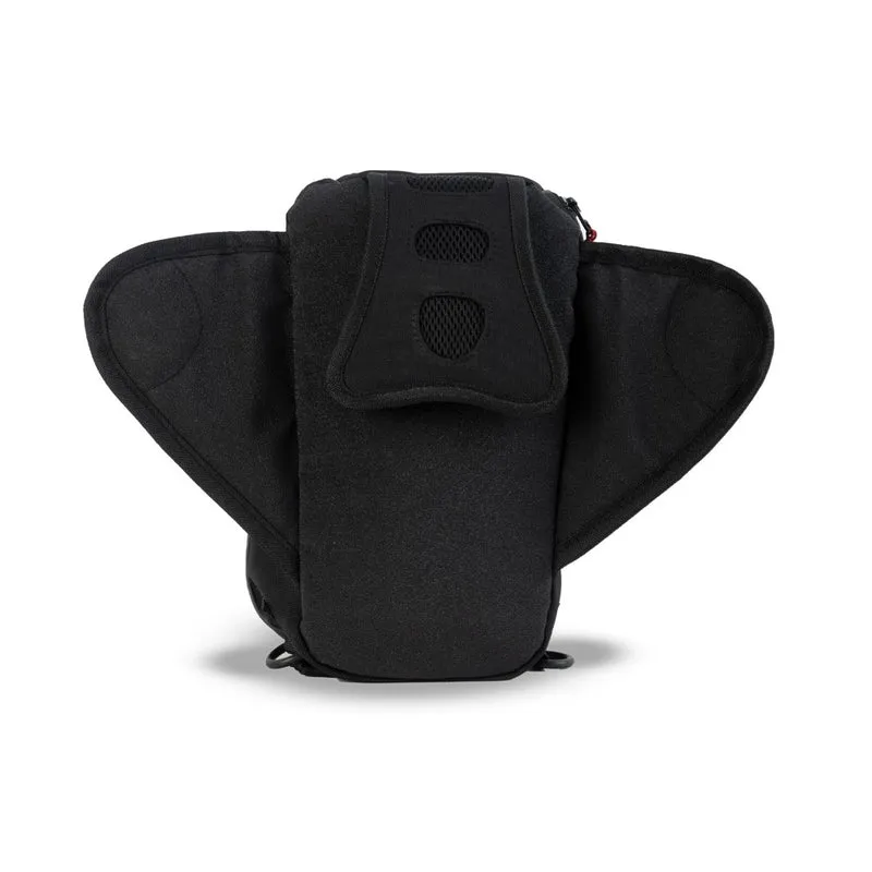 R-TECH - Mochila Piel/Textil Street Negro Rojo