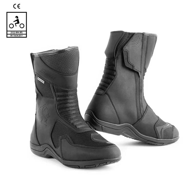 BELA MOHACK WP MAN BOTAS DE MOTO PIEL NEGRO