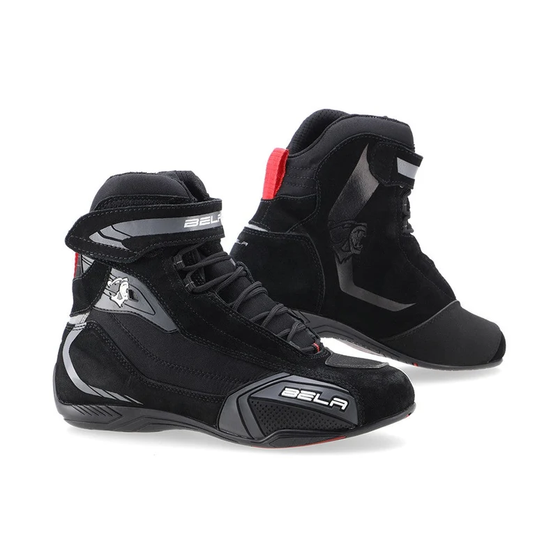 BELA GRACE MAN BOTAS DE MOTO PIEL NEGRO GRIS