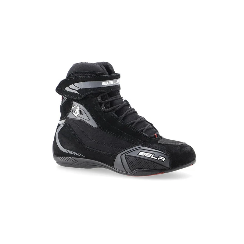BELA GRACE MAN BOTAS DE MOTO PIEL NEGRO GRIS