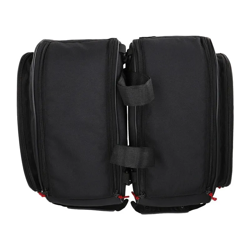 R-TECH - Mochila Piel/Textil Flight Negro