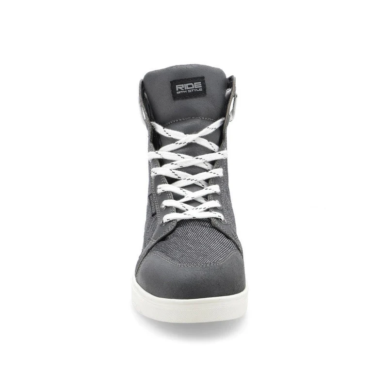 BELA BRUNO WP MAN BOTAS DE MOTO PIEL NEGRO GRIS
