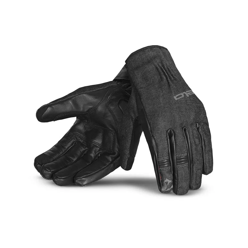 BELA ALBERTO DENIM INV WP GUANTES DE MOTO TEXTIL NEGRO