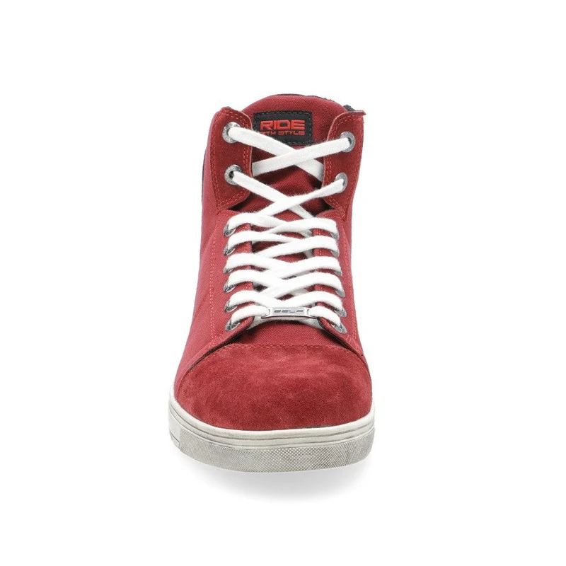 BELA VENUS MAN BOTAS DE MOTO PIEL ROJO