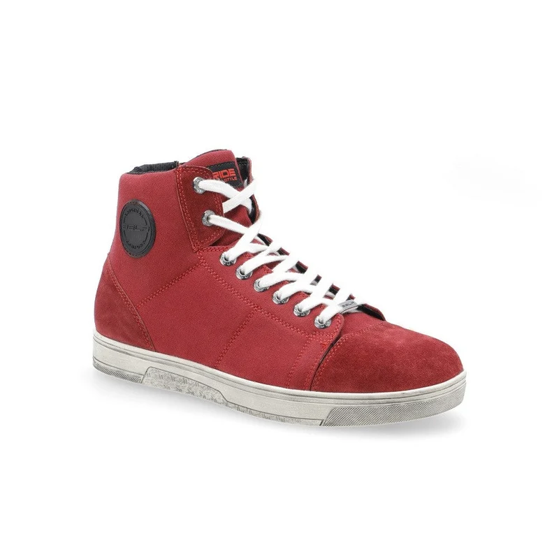 BELA VENUS MAN BOTAS DE MOTO PIEL ROJO