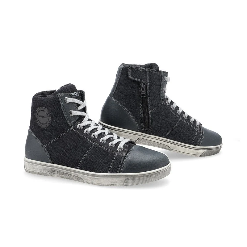 BELA VENUS MAN BOTAS DE MOTO PIEL AZUL
