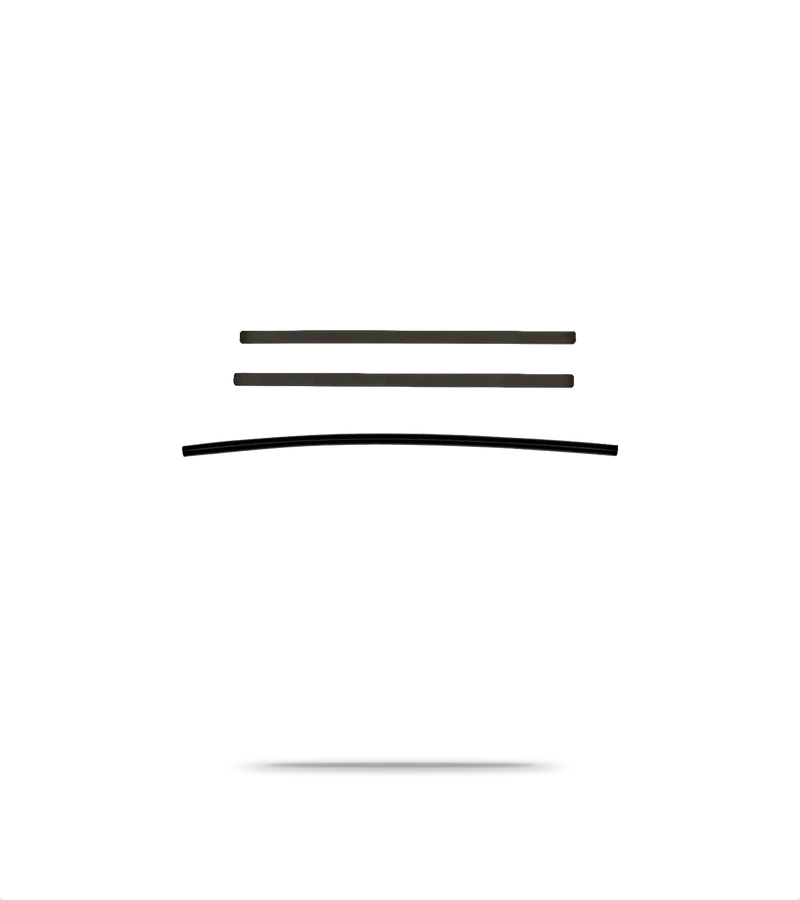 Metal straps for QLS mounting set