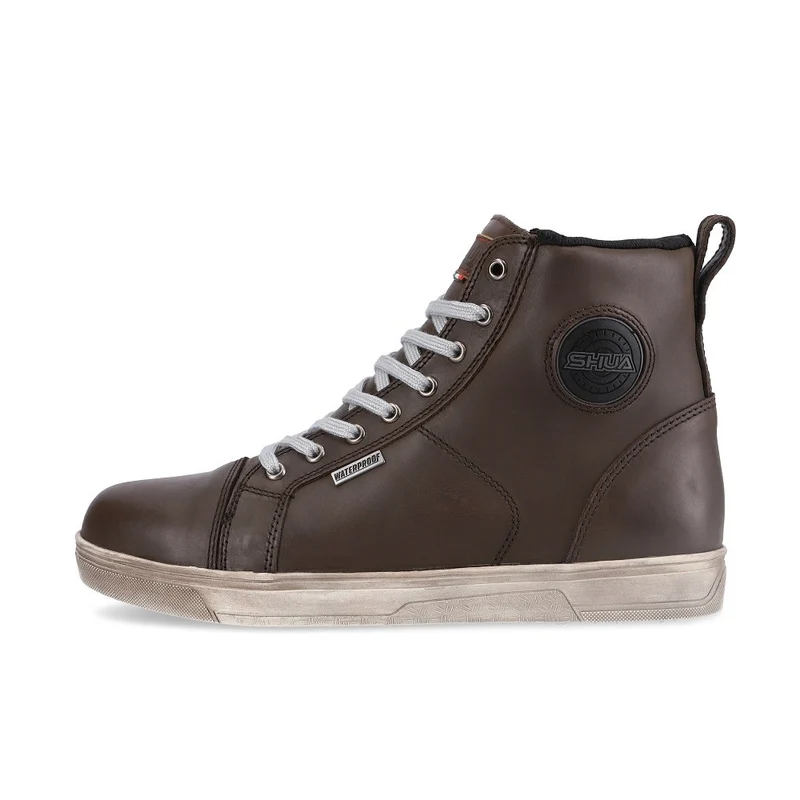 SHUA STREET MAN WP BOTAS DE MOTO PIRL MARRON