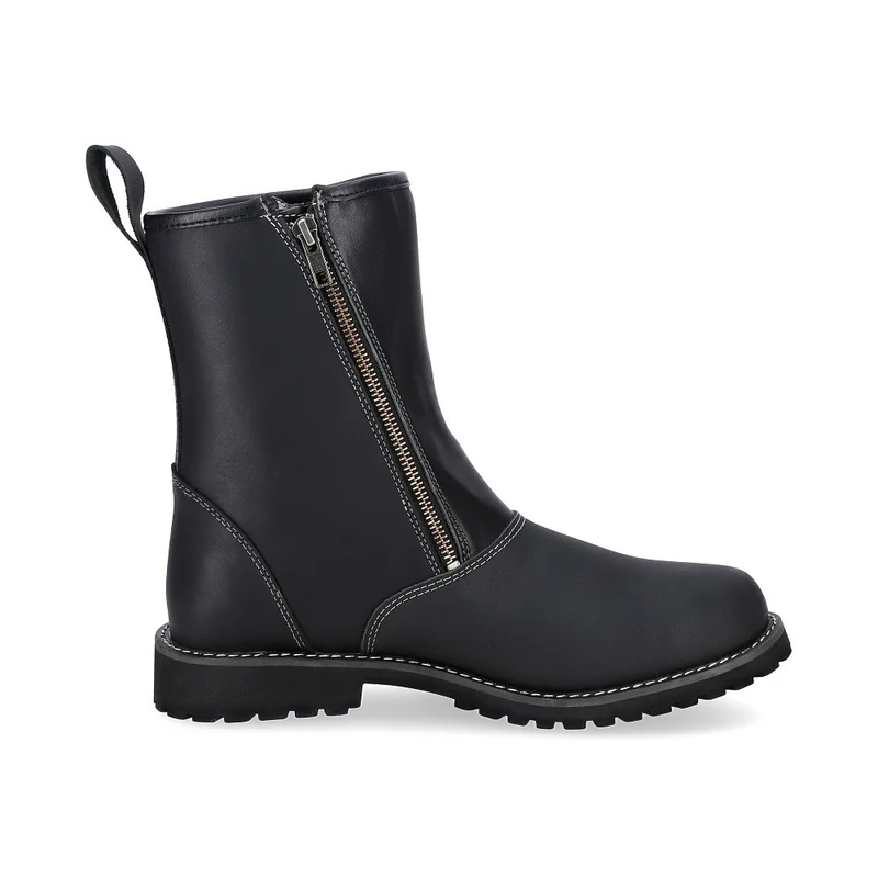 SHUA CITY MAN WP BOTAS DE MOTO PIEL NEGRO