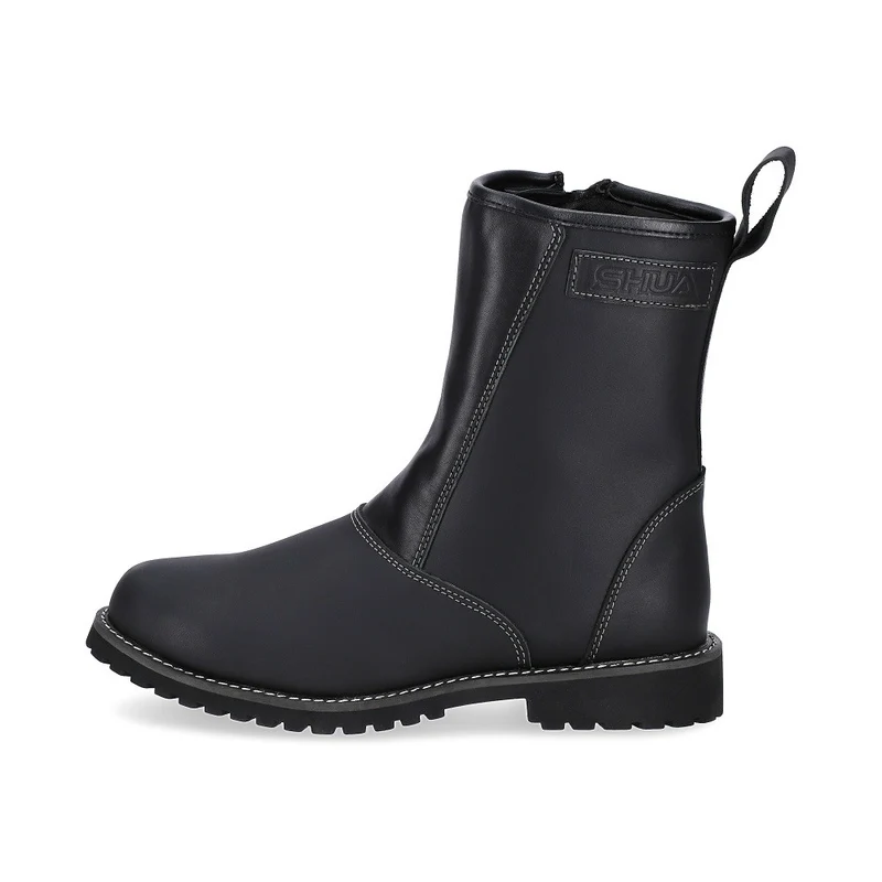 SHUA CITY MAN WP BOTAS DE MOTO PIEL NEGRO