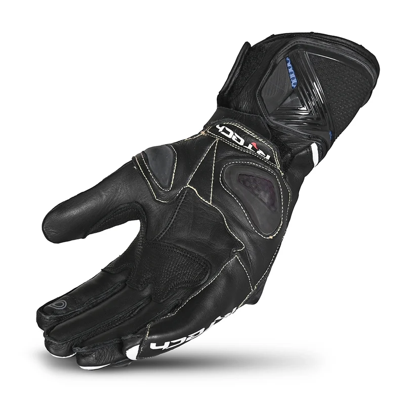 R-TECH ROBO LADY PIEL GUANTES DE MOTO NEGRO AZUL