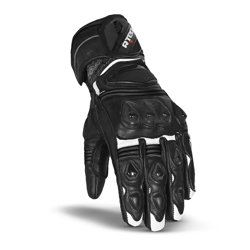 R-TECH ROBO LADY PIEL GUANTES DE MOTO NEGRO