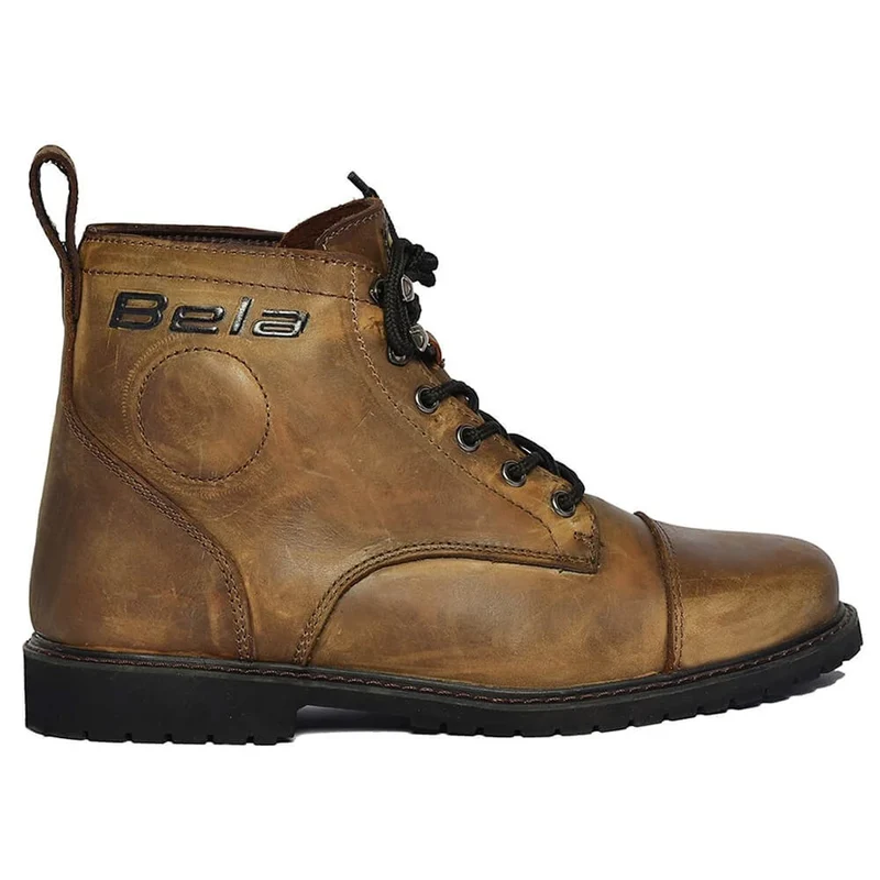 BELA MARTEN BOTAS DE MOTO PIEL MARRÓN