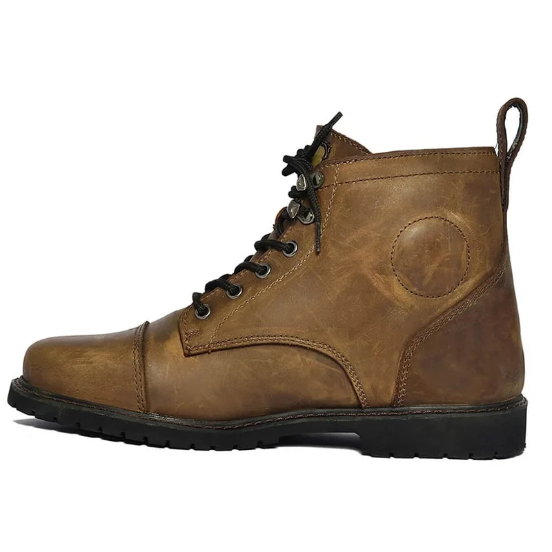 BELA MARTEN BOTAS DE MOTO PIEL MARRÓN