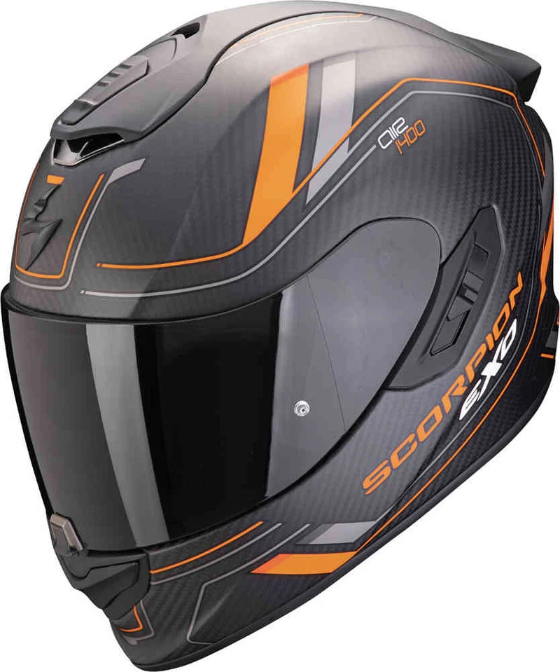 SCORPION EXO-1400 EVO CARBON AIR MIRAG integral Casco