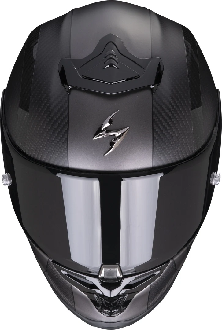 SCORPION - EXO R1 EVO CARBON AIR MG Negro mate-Plata oscuro