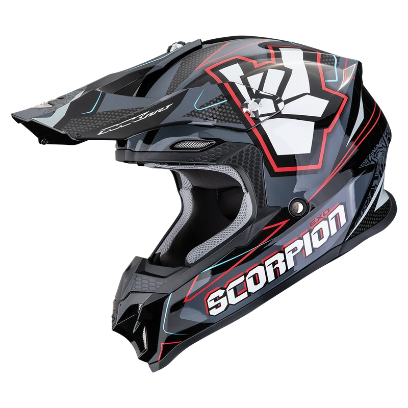 SCORPION - VX 16 EVO AIR ROK Negro-Rojo