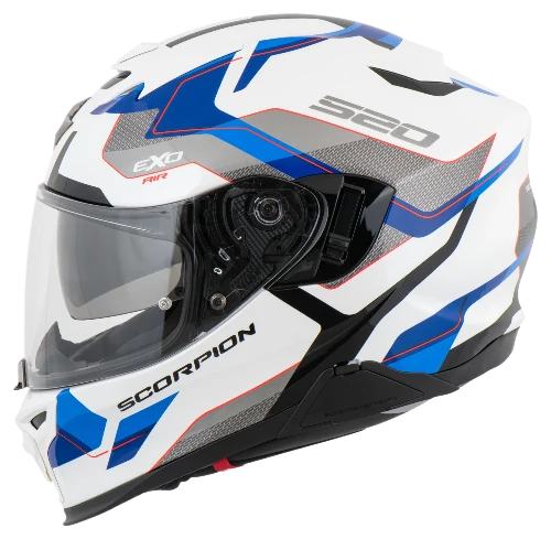SCORPION - EXO 520 EVO AIR ELAN Blanco-Azul